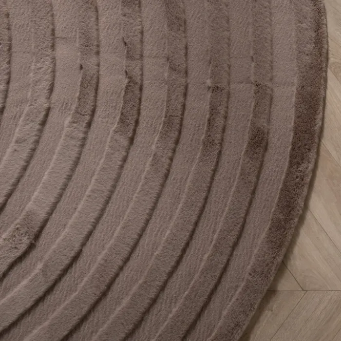 Teppich Organisch - Flowy Arch Taupe