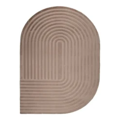 Teppich Organisch - Flowy Arch Taupe