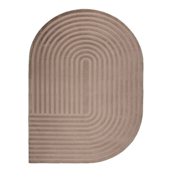 Teppich Organisch - Flowy Arch Taupe