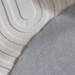 Teppich Organisch - Flowy Arch Creme