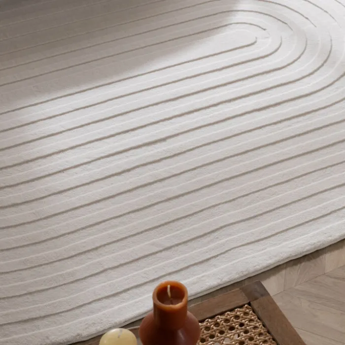 Teppich Organisch - Flowy Arch Creme
