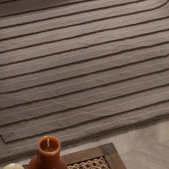 Teppich Organisch - Flowy Lines Taupe