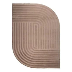 Teppich Organisch - Flowy Lines Taupe