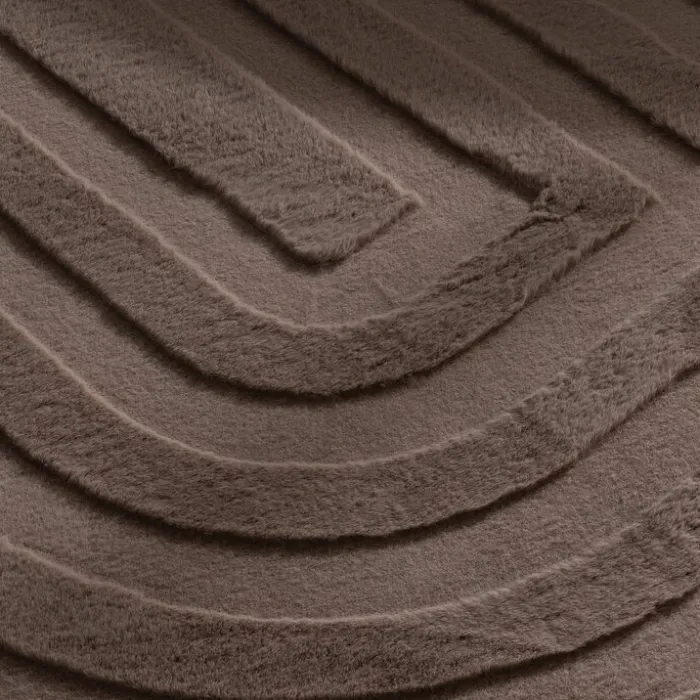 Teppich Organisch - Flowy Lines Taupe