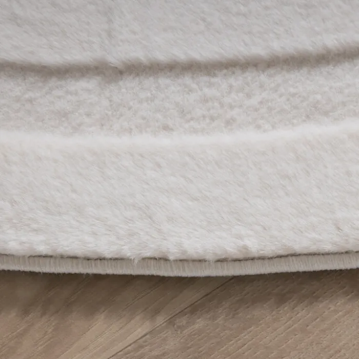 Teppich Organisch - Flowy Wavy Creme