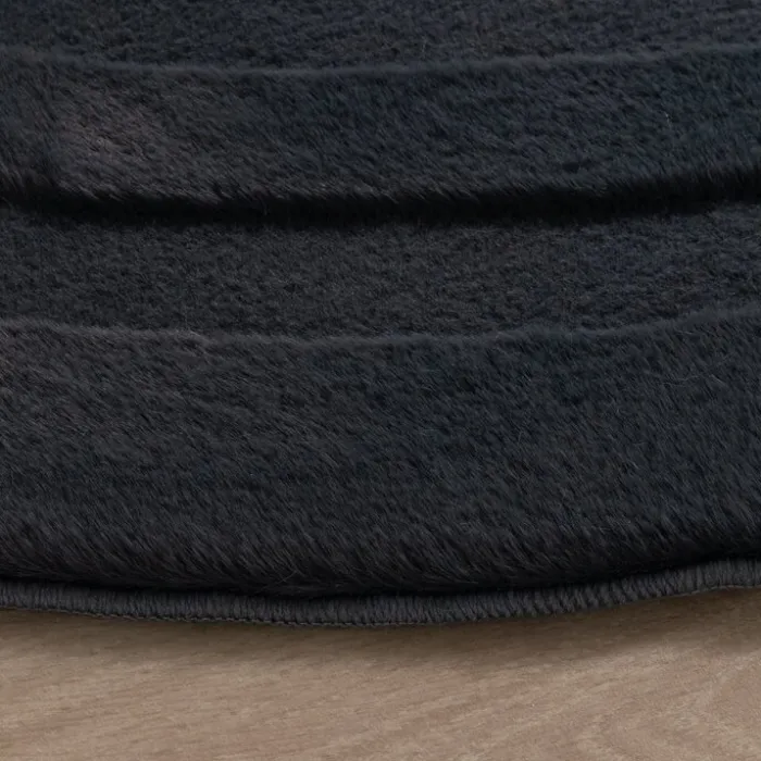 Teppich Organisch - Flowy Wavy Anthrazit