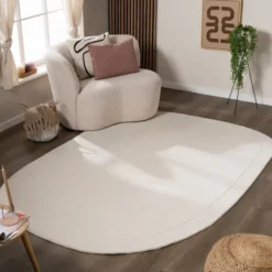 Teppich Organisch - Halo Pebble Creme