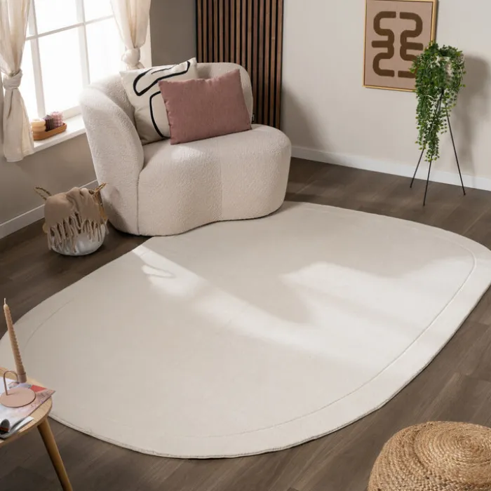 Teppich Organisch - Halo Pebble Creme
