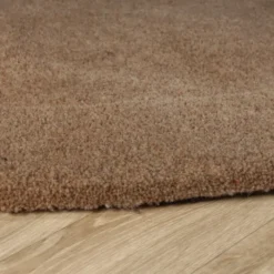 Teppich Organisch - Isara Border Braun