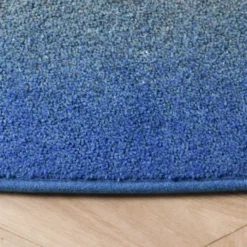 Teppich Organisch - Mellow Blau Gelb