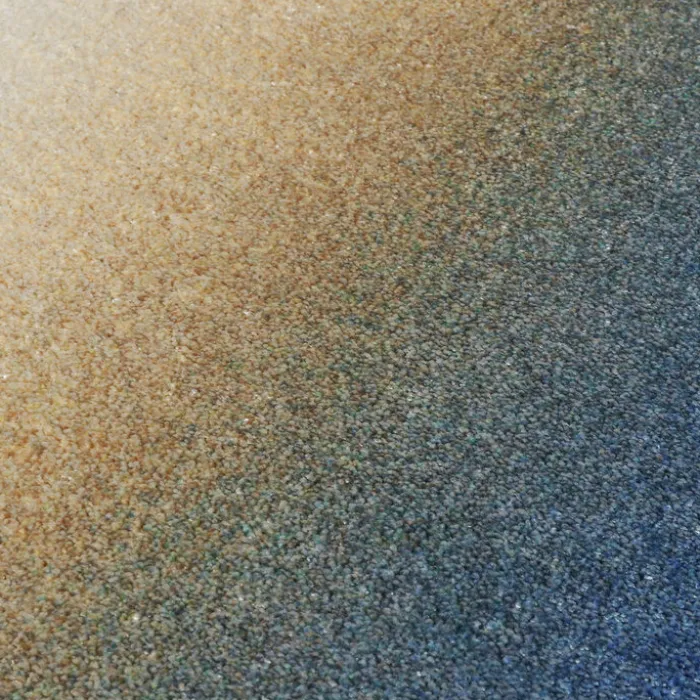 Teppich Organisch - Mellow Blau Gelb
