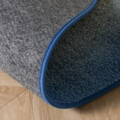 Teppich Organisch - Mellow Blau Gelb