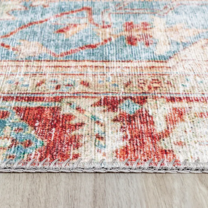 Teppich Patchwork - Azara Rot