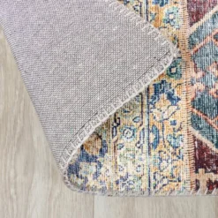 Teppich Patchwork - Azara Rot