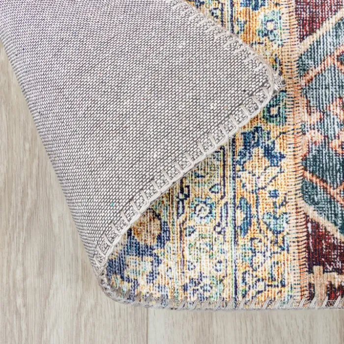 Teppich Patchwork - Azara Rot