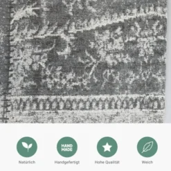 Teppich Patchwork - Dreams Grau