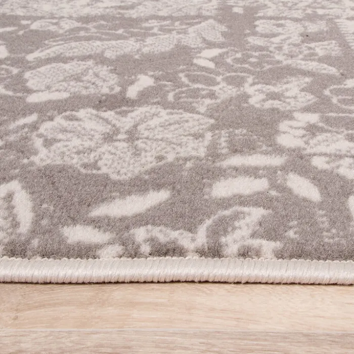 Teppich Patchwork - Miracle Grau Braun - 70x140cm