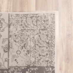 Teppich Patchwork - Miracle Grau Braun - 70x140cm