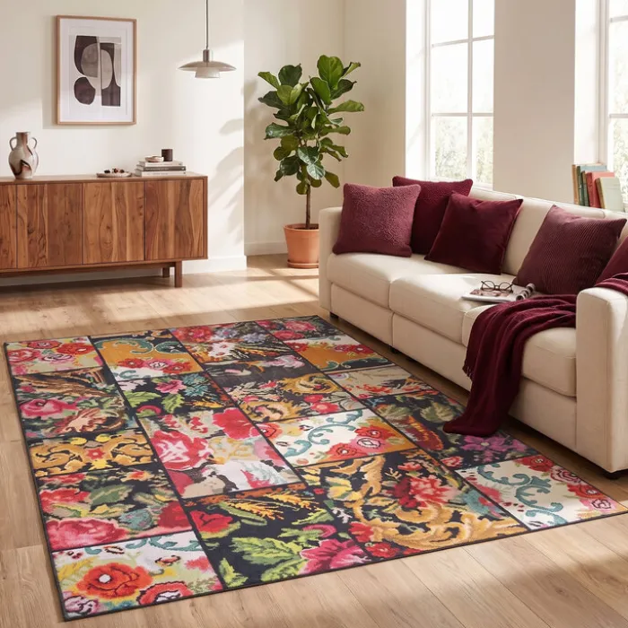 Teppich Patchwork - Moods Bunt No.17