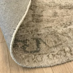 Teppich rund vintage - Kyra Medaillon Creme