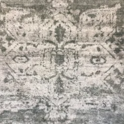 Teppich rund vintage - Kyra Medaillon Grün
