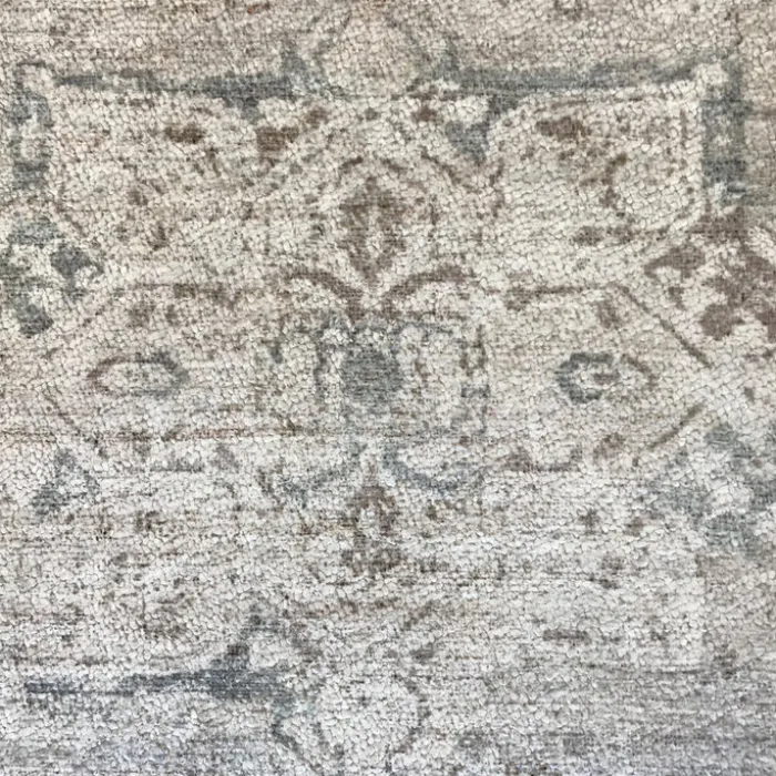 Teppich rund vintage - Kyra Medaillon Taupe
