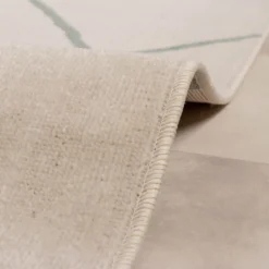 Teppich Skandinavisch - Odin Lines Creme Grün