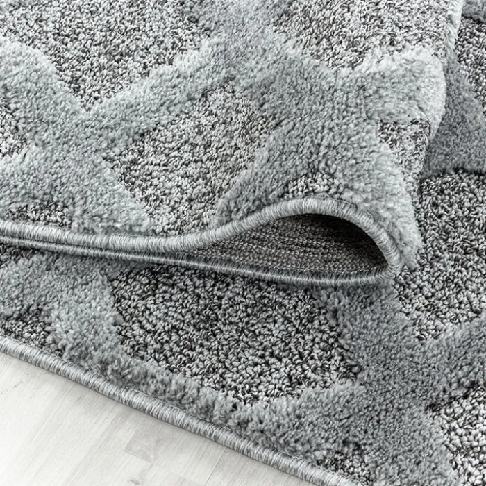 Teppich Skandinavisch - Pitea Tile Grau