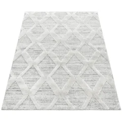 Teppich Skandinavisch - Pitea Diamond Grau
