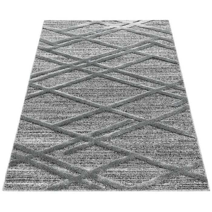 Teppich Skandinavisch - Pitea Double Grau