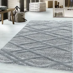 Teppich Skandinavisch - Pitea Double Grau