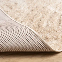 Teppich Skandinavisch Rund - Lova Arches Beige