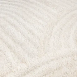 Teppich Skandinavisch Rund - Lova Arches Creme