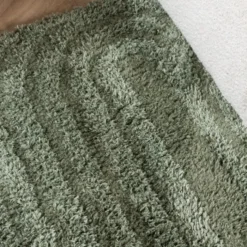 Teppich Skandinavisch Rund - Lova Arches Grün