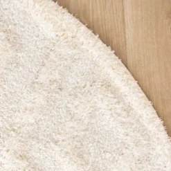 Teppich Skandinavisch Rund - Lova Diamond Creme
