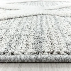 Teppich Skandinavisch Rund - Pitea Diamond Grau