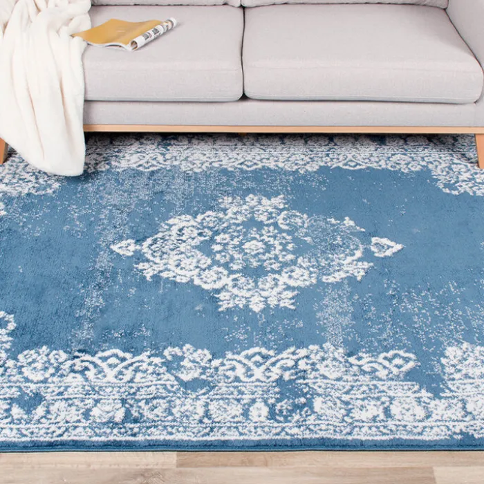 Teppich Vintage - Adore Medaillon Blau