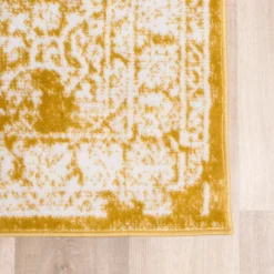 Teppich Vintage - Adore Medaillon Gelb