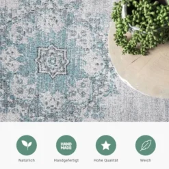 Teppich Vintage - Dreams Mint Türkis