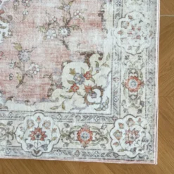 Teppich Vintage - Ember Medaillon Rosa