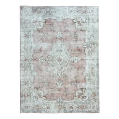 Teppich Vintage - Ember Medaillon Rosa