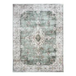Teppich Vintage - Ember Medaillon Grün
