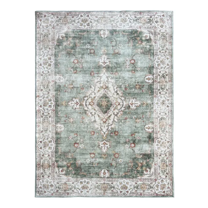 Teppich Vintage - Ember Medaillon Grün