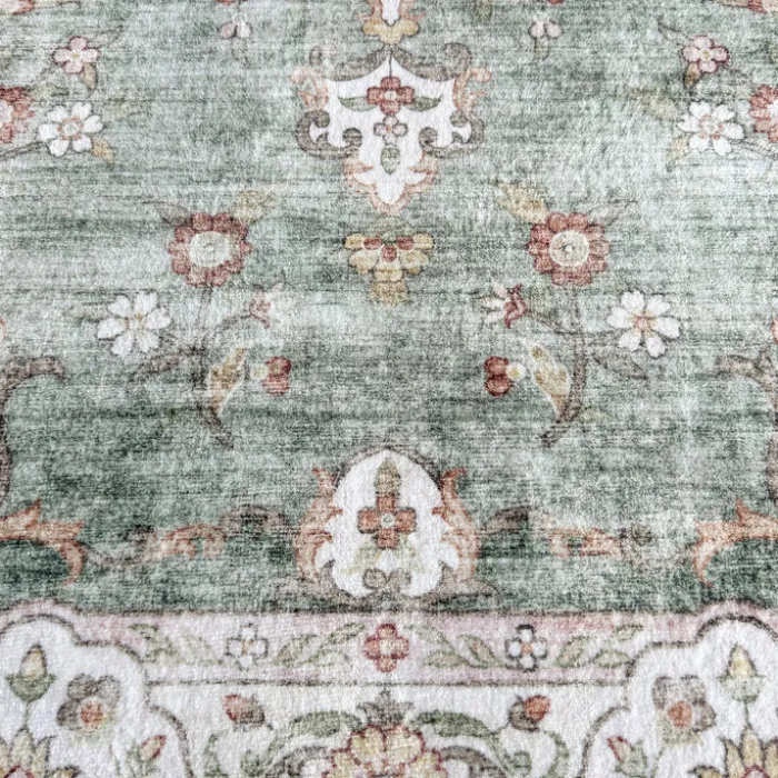Teppich Vintage - Ember Medaillon Grün