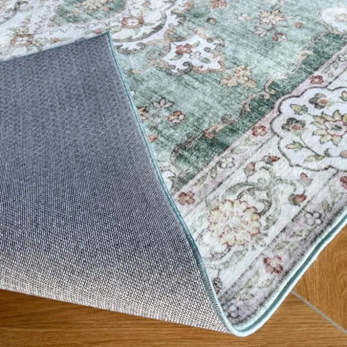 Teppich Vintage - Ember Medaillon Grün