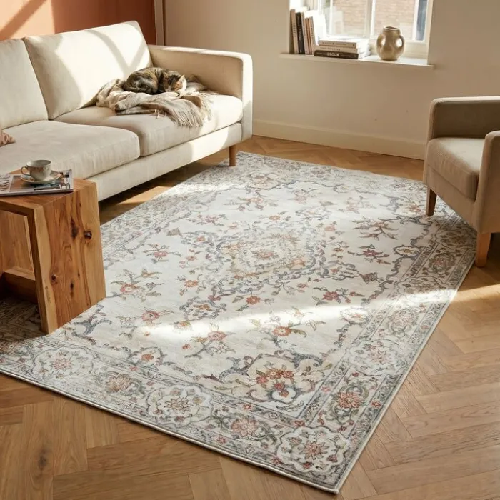 Teppich Vintage - Ember Medaillon Bunt