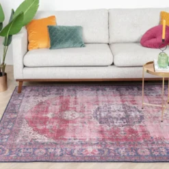 Teppich Vintage - Estate Medaillon Bordeaux Rot