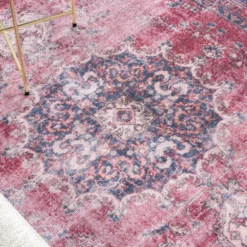 Teppich Vintage - Estate Medaillon Bordeaux Rot