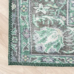 Teppich Vintage - Estate Medaillon Dunkelgrün