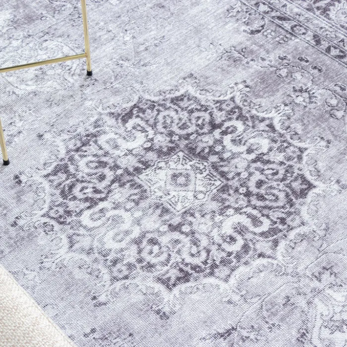 Teppich Vintage - Estate Medaillon Grau